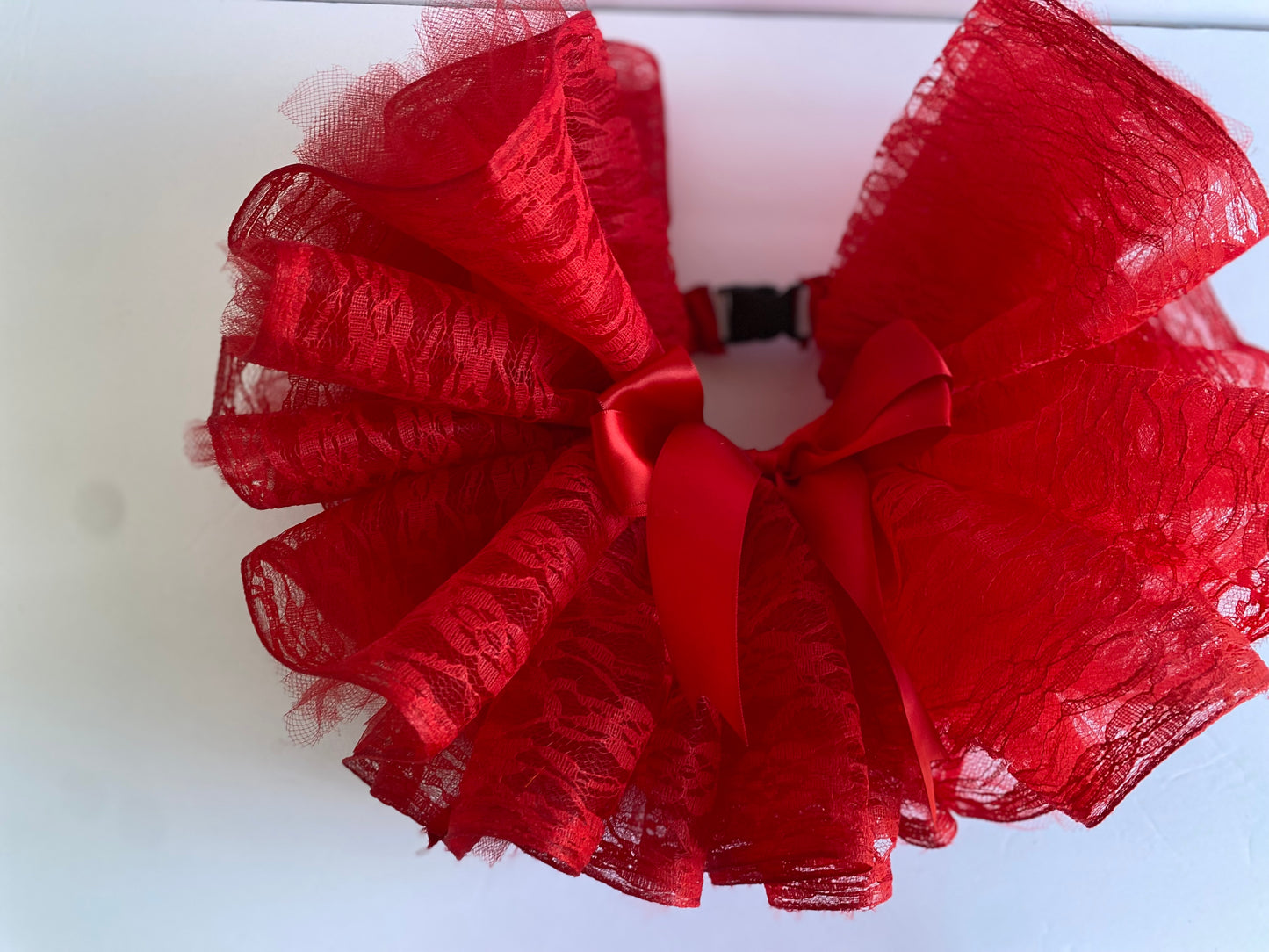 Red Lace Dog Tutu Skirt