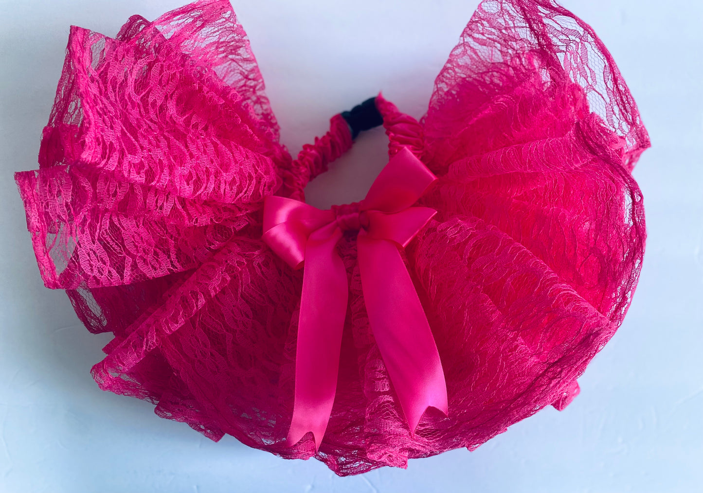 Fuchsia Lace Dog Tutu Skirt