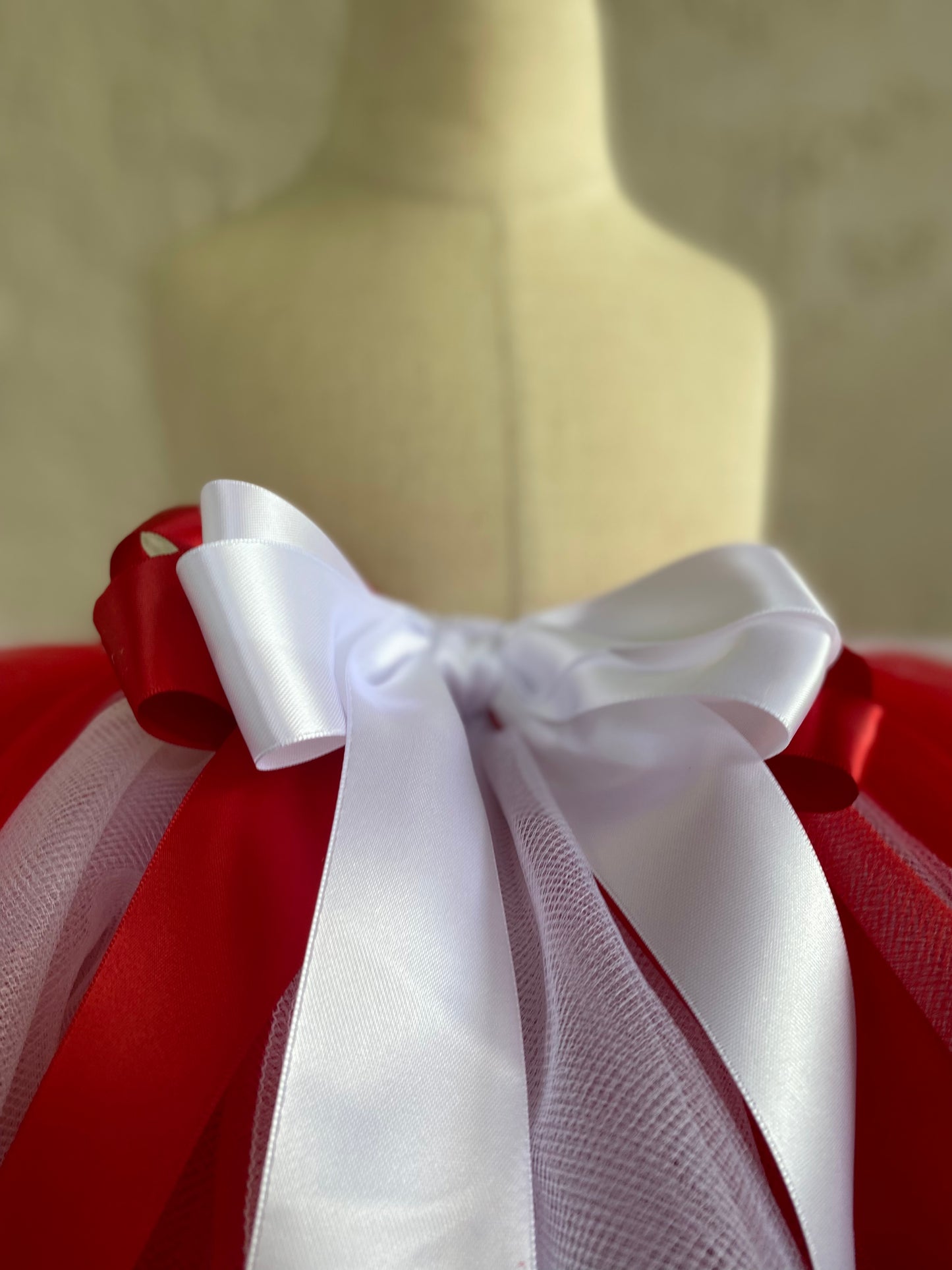 Red and White Tutu