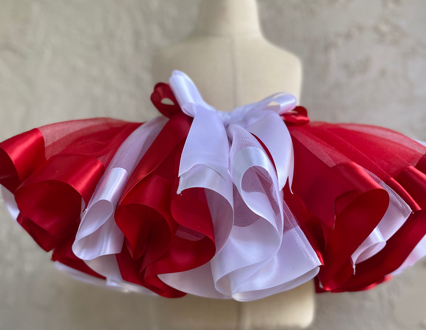 Red and White Tutu