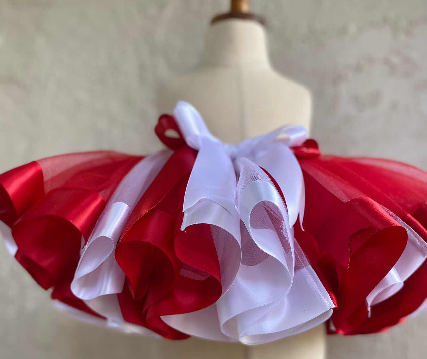 Red and White Tutu