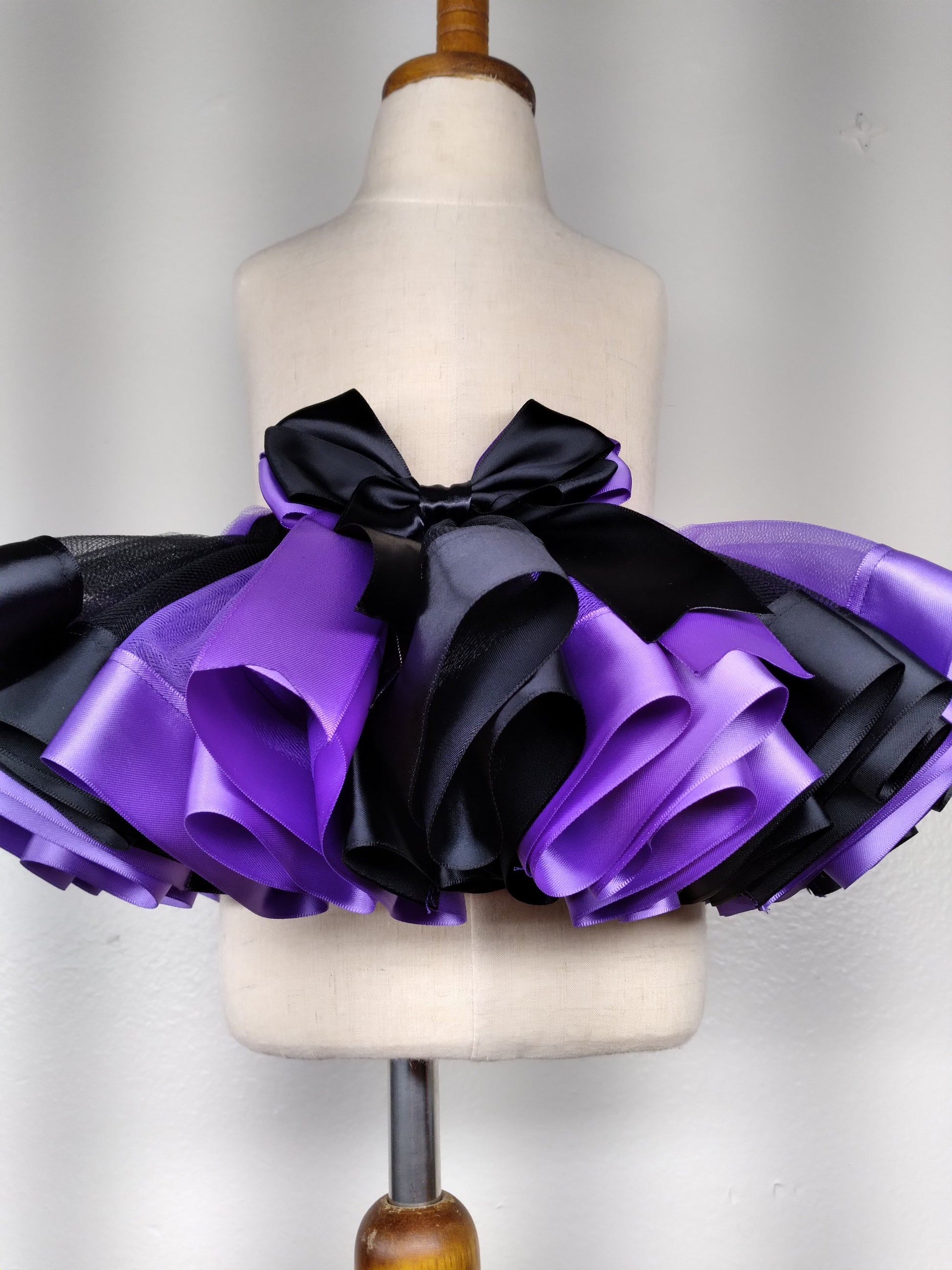 tutu skirt black and purple