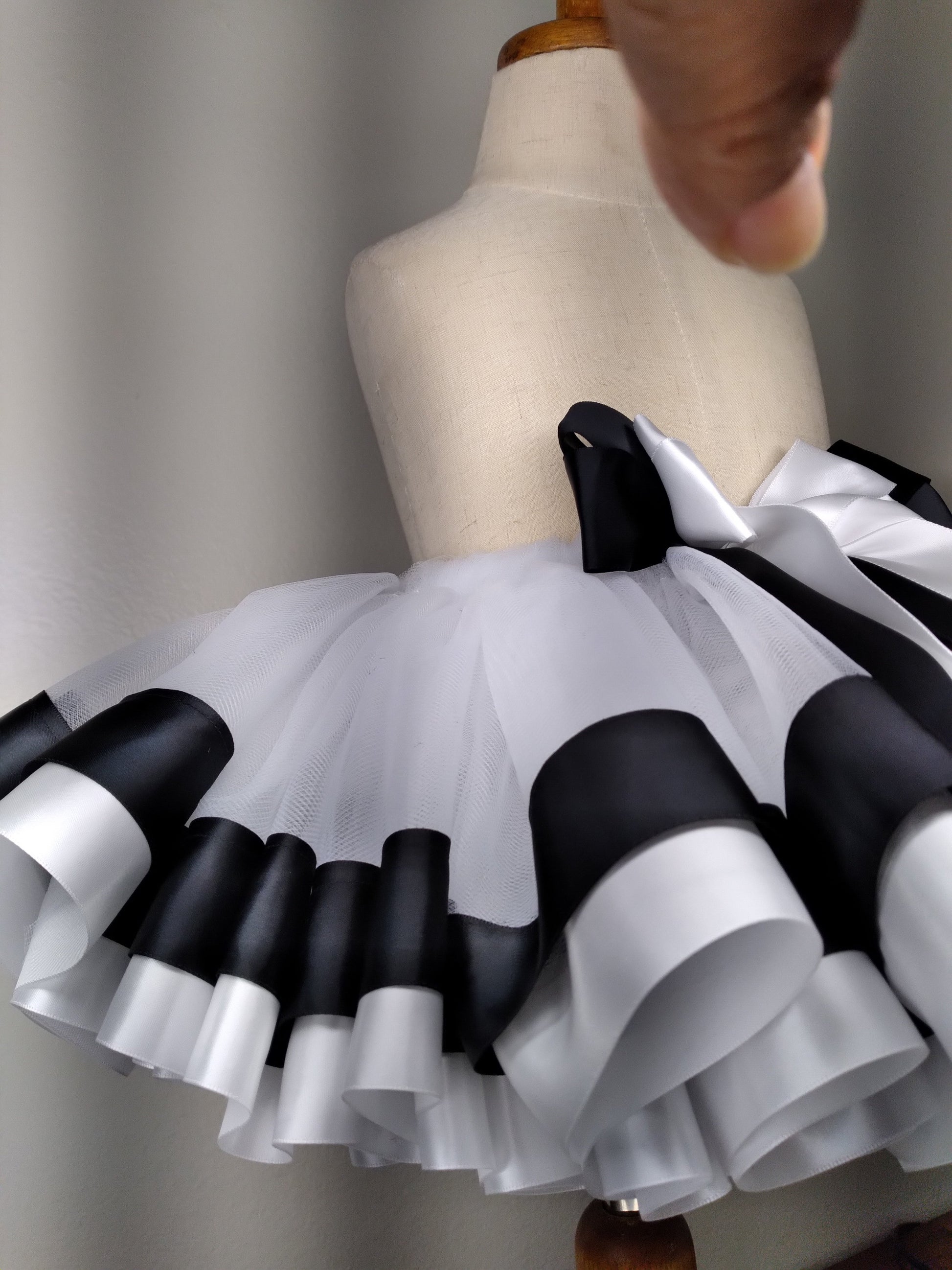 Black and white tutu skirt