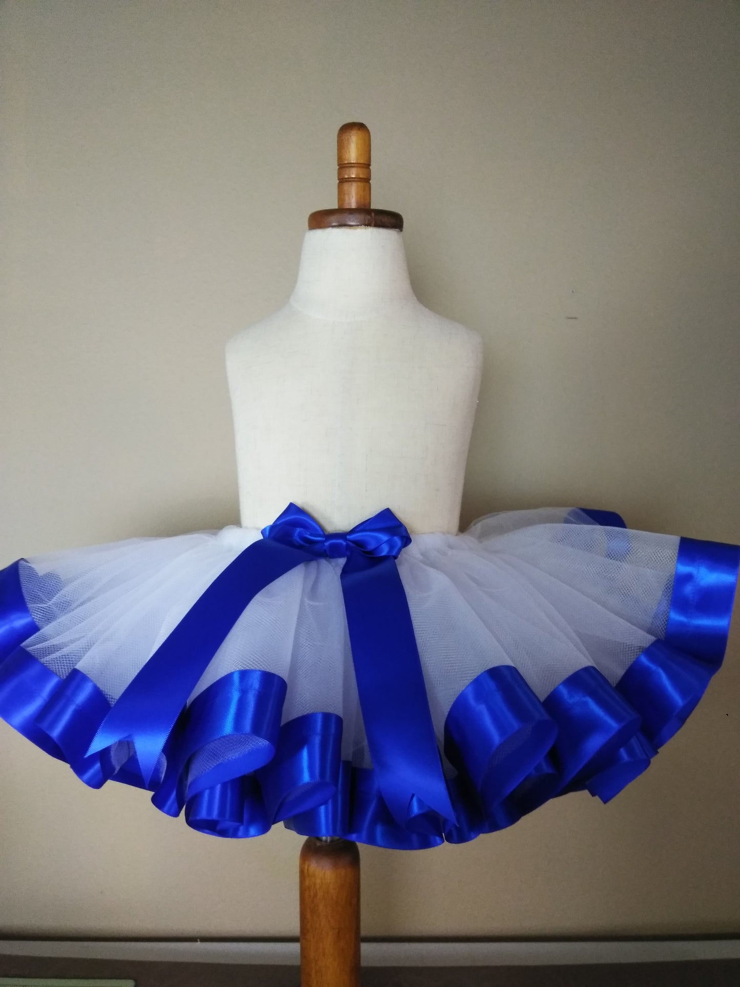 White & Blue Skirt