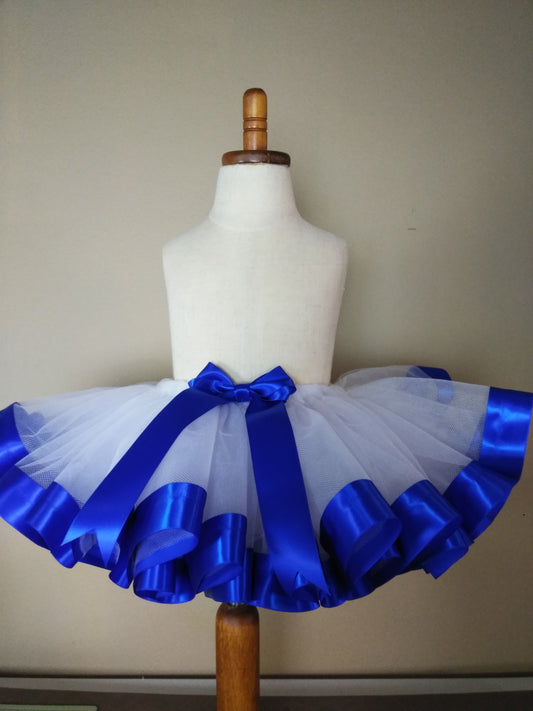 White & Blue Skirt