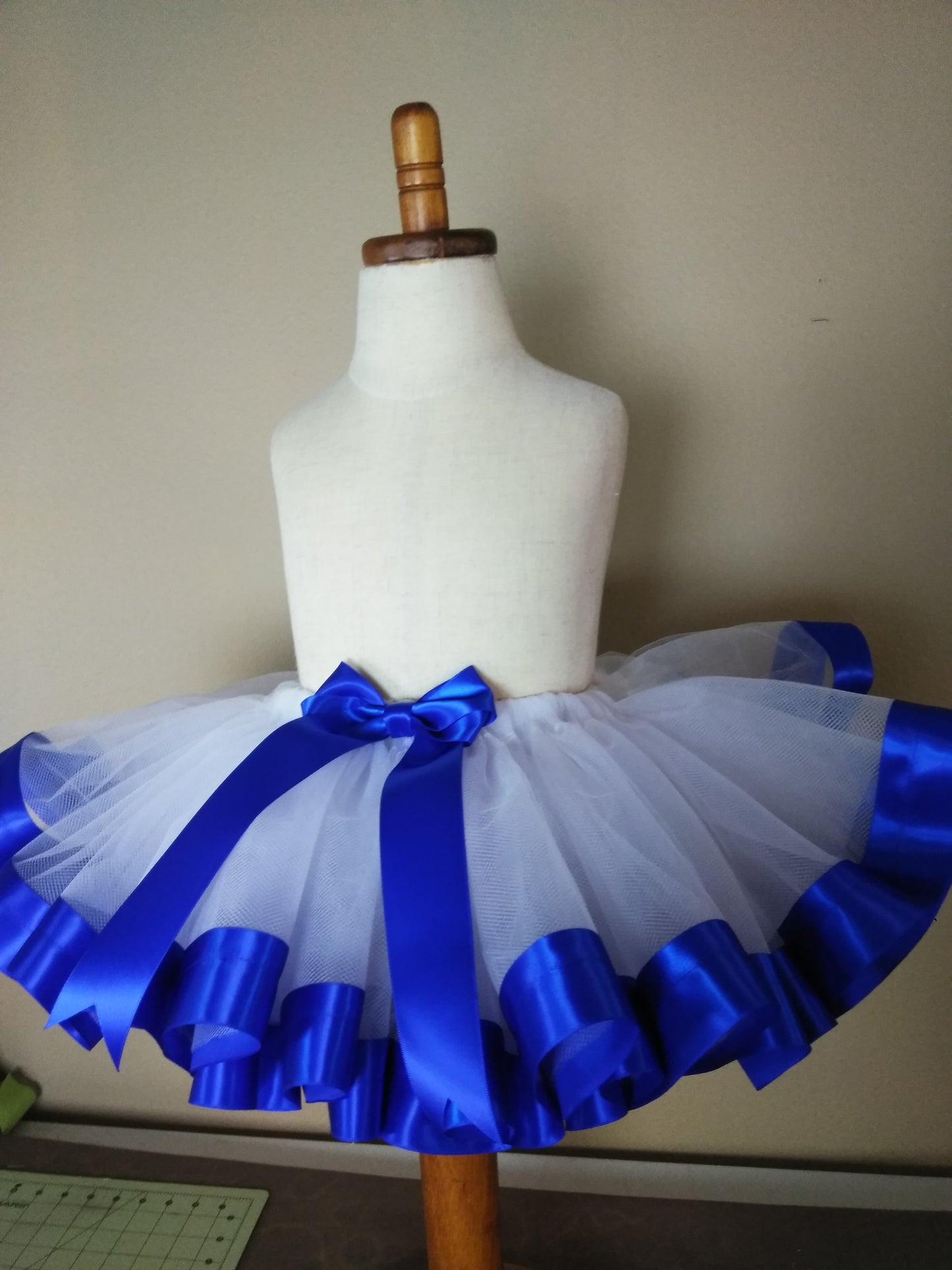 White & Blue Skirt