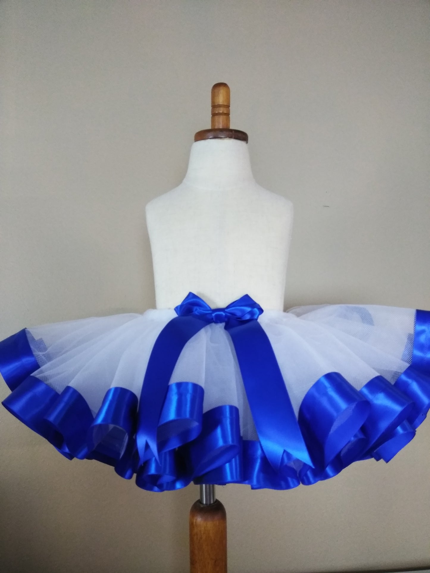 White & Blue Skirt