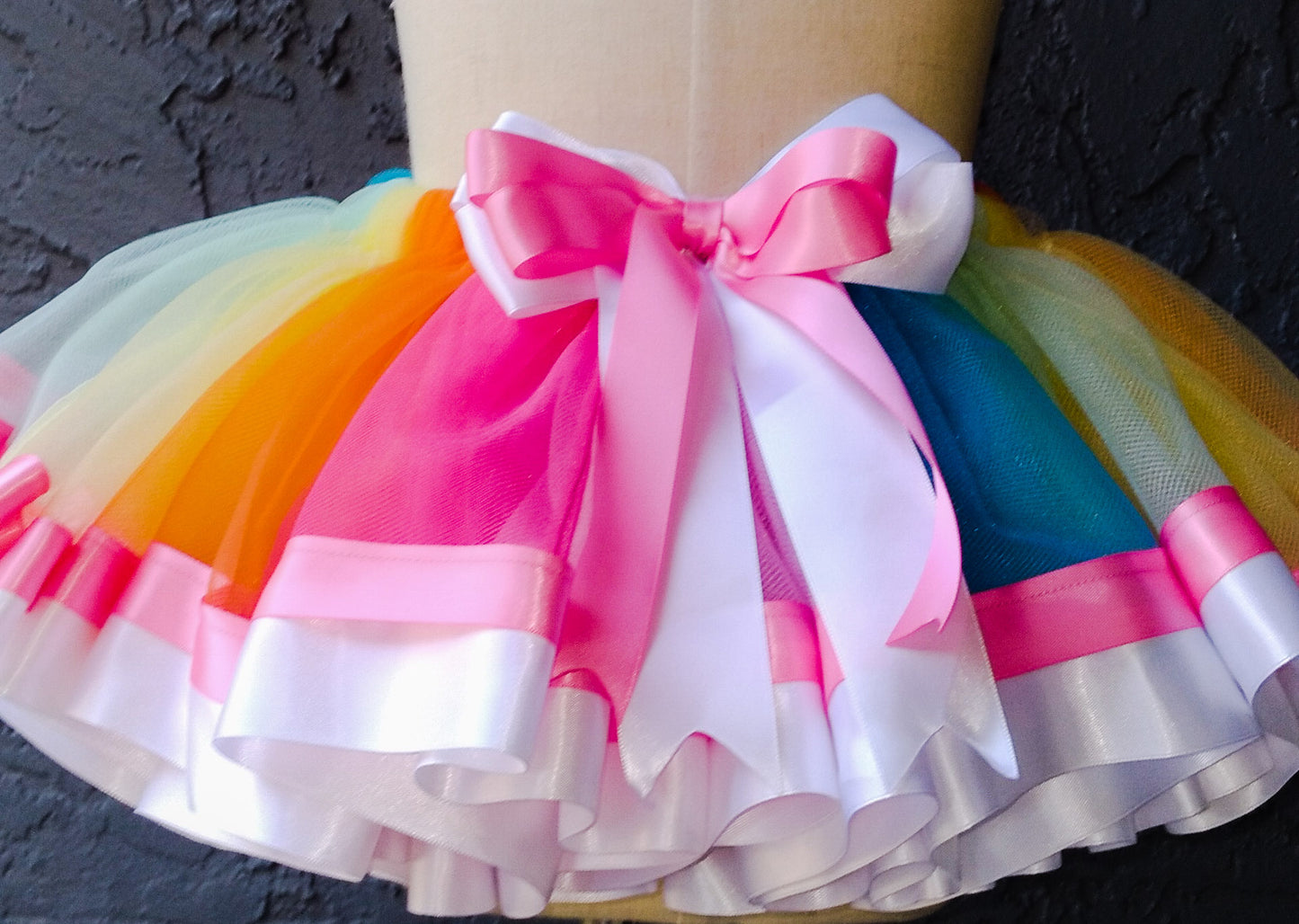 Rainbow colors tutu for girls of any age