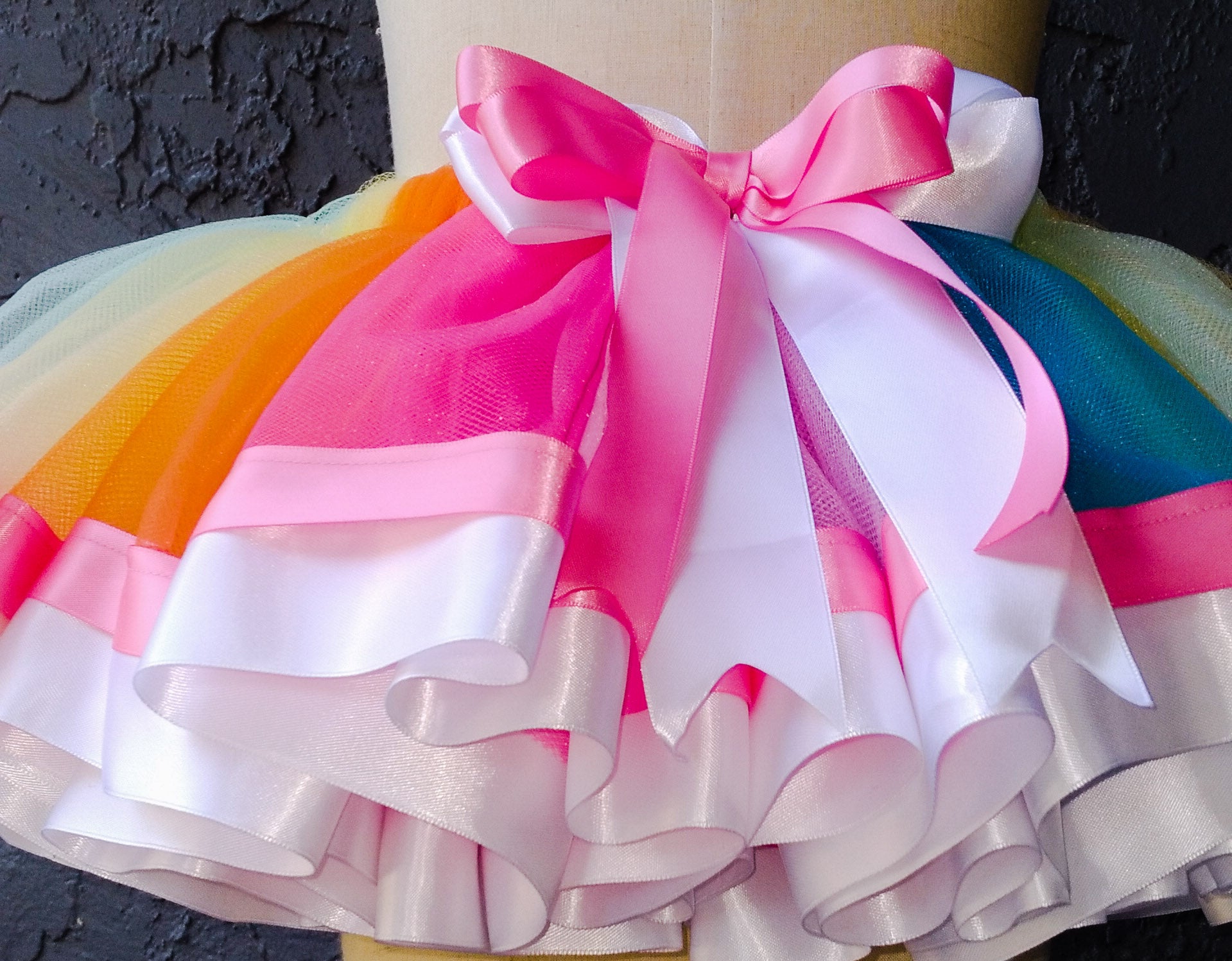 Rainbow colors tutu for girls of any age