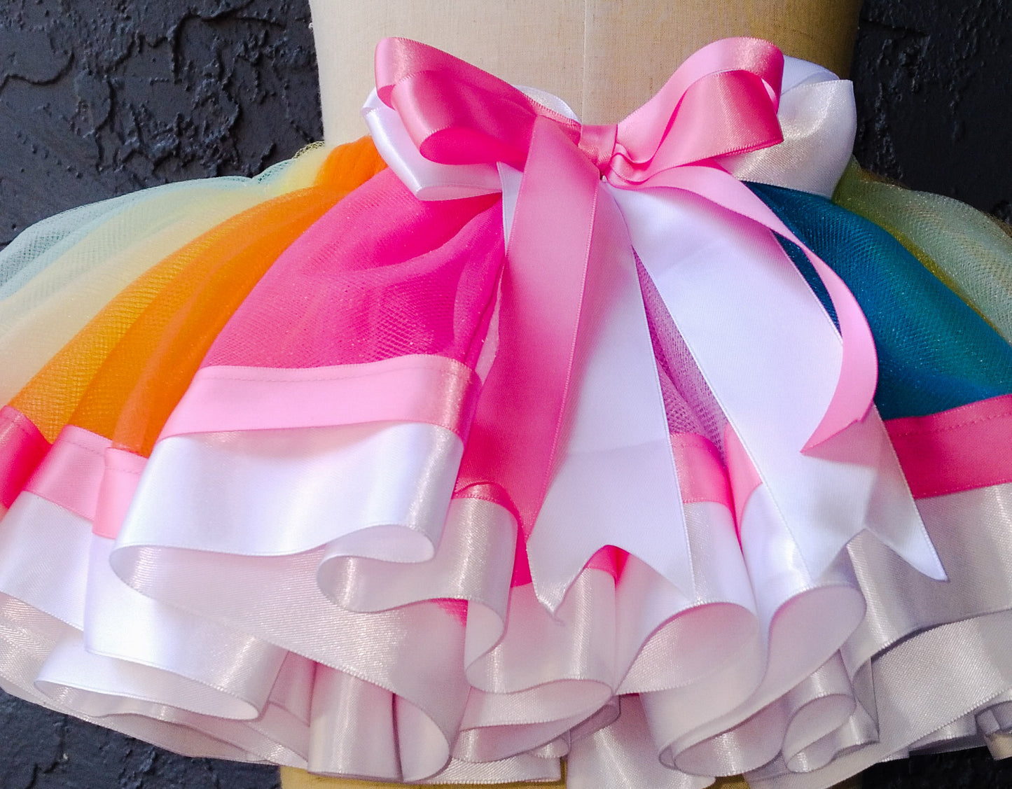 Rainbow colors tutu for girls of any age