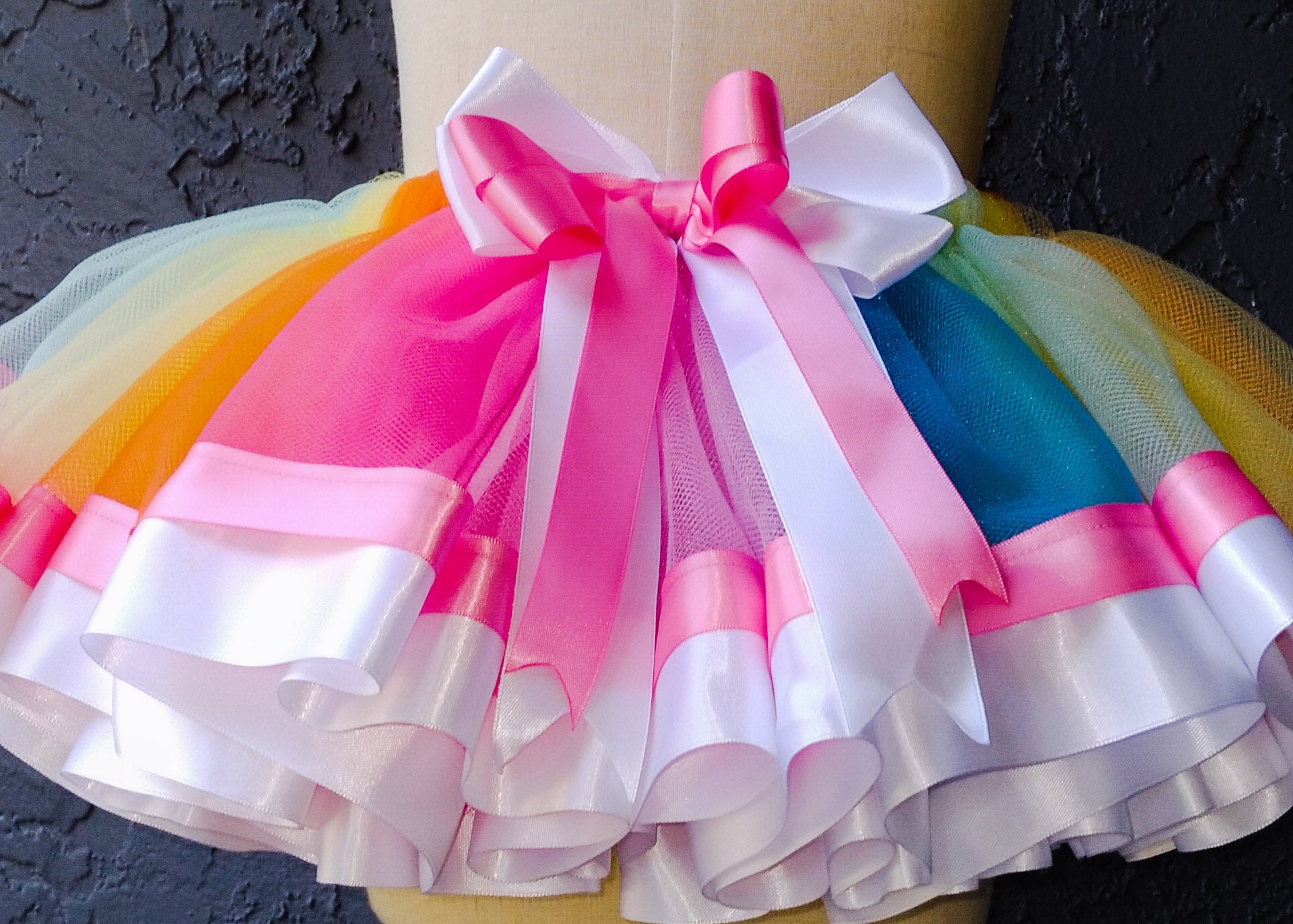 Rainbow colors tutu for girls of any age