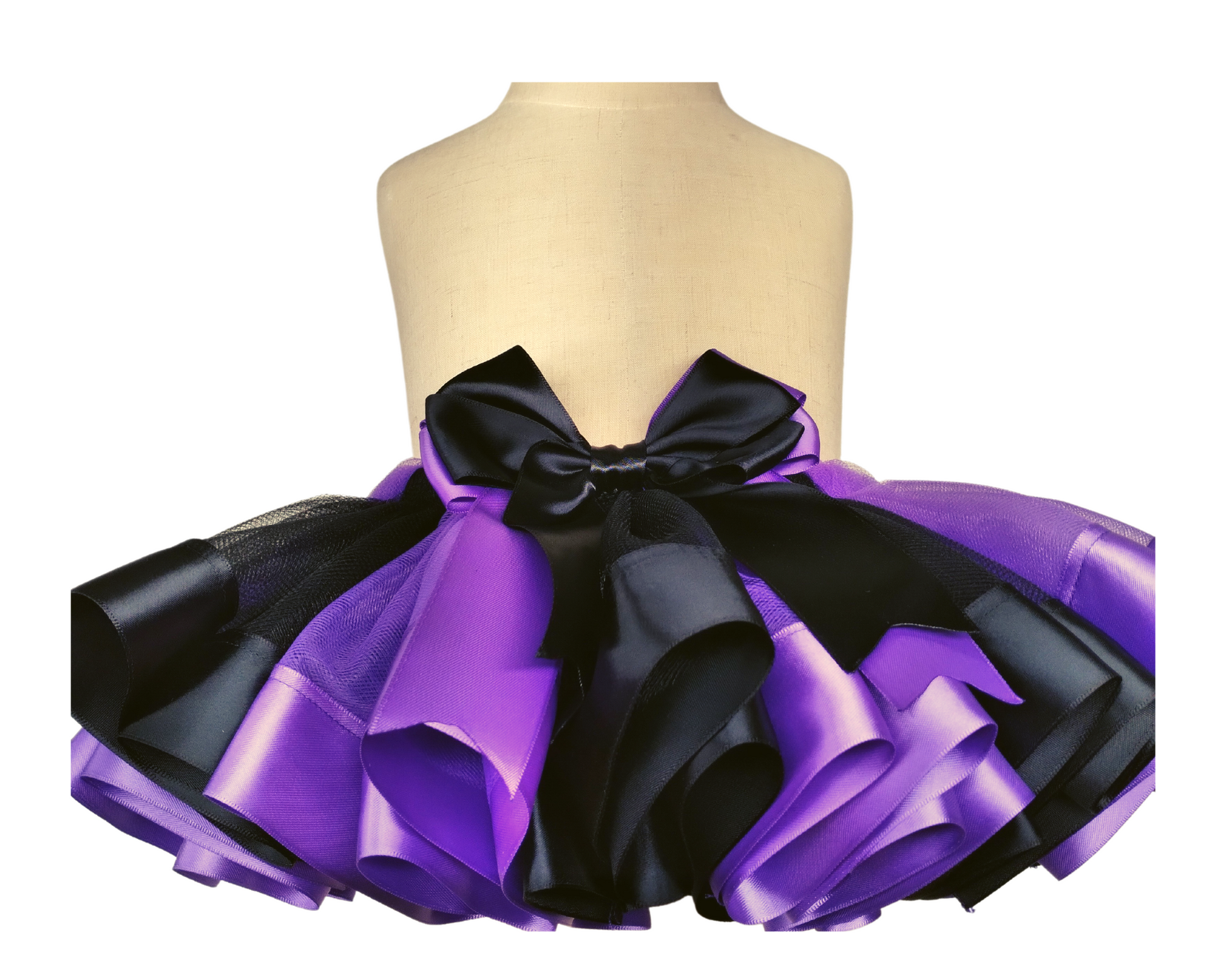 Black and Purple tutu skirt